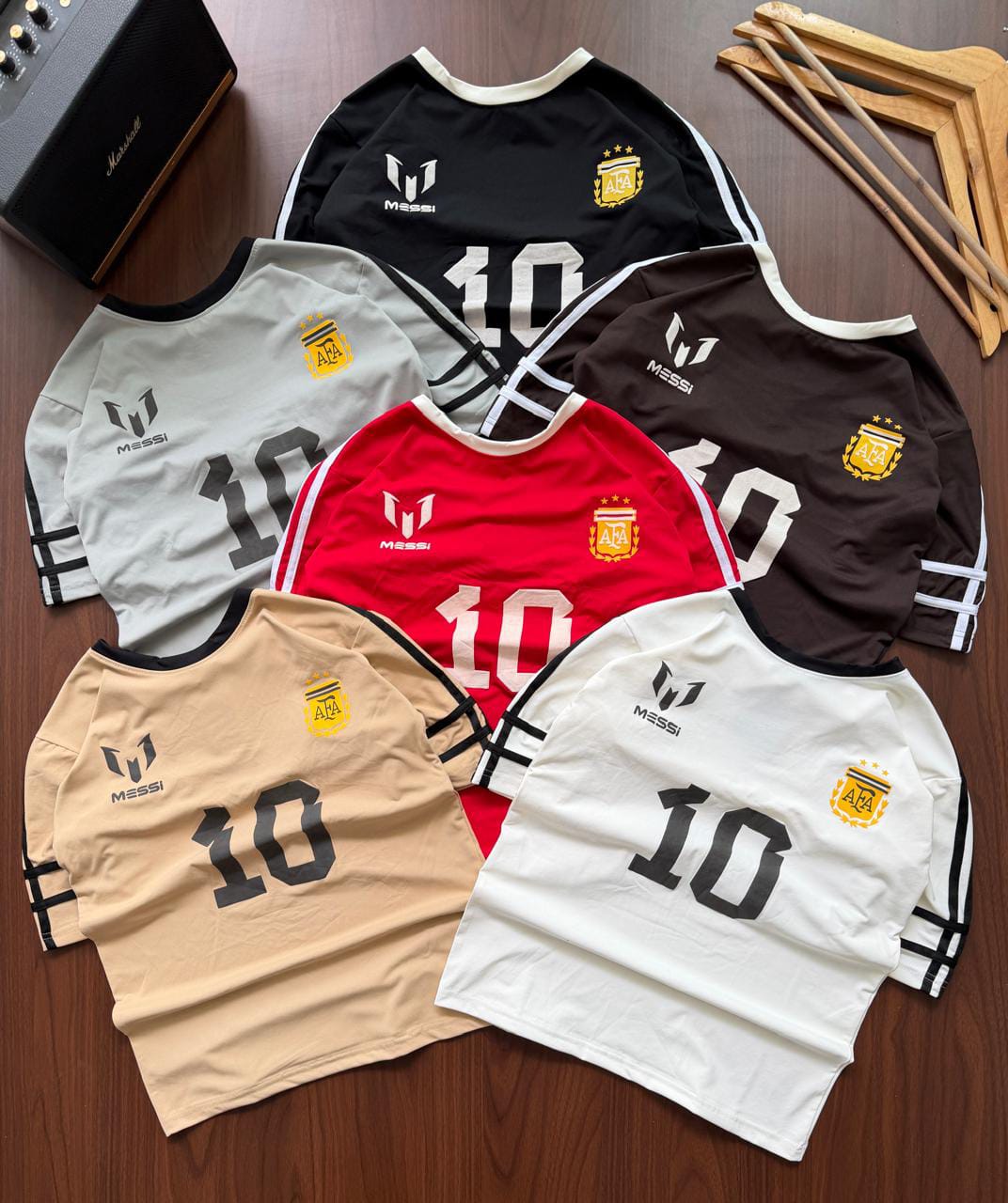 Messi No.10 Football Jersey | Premium Oversized Sports T-Shirt | Unisex