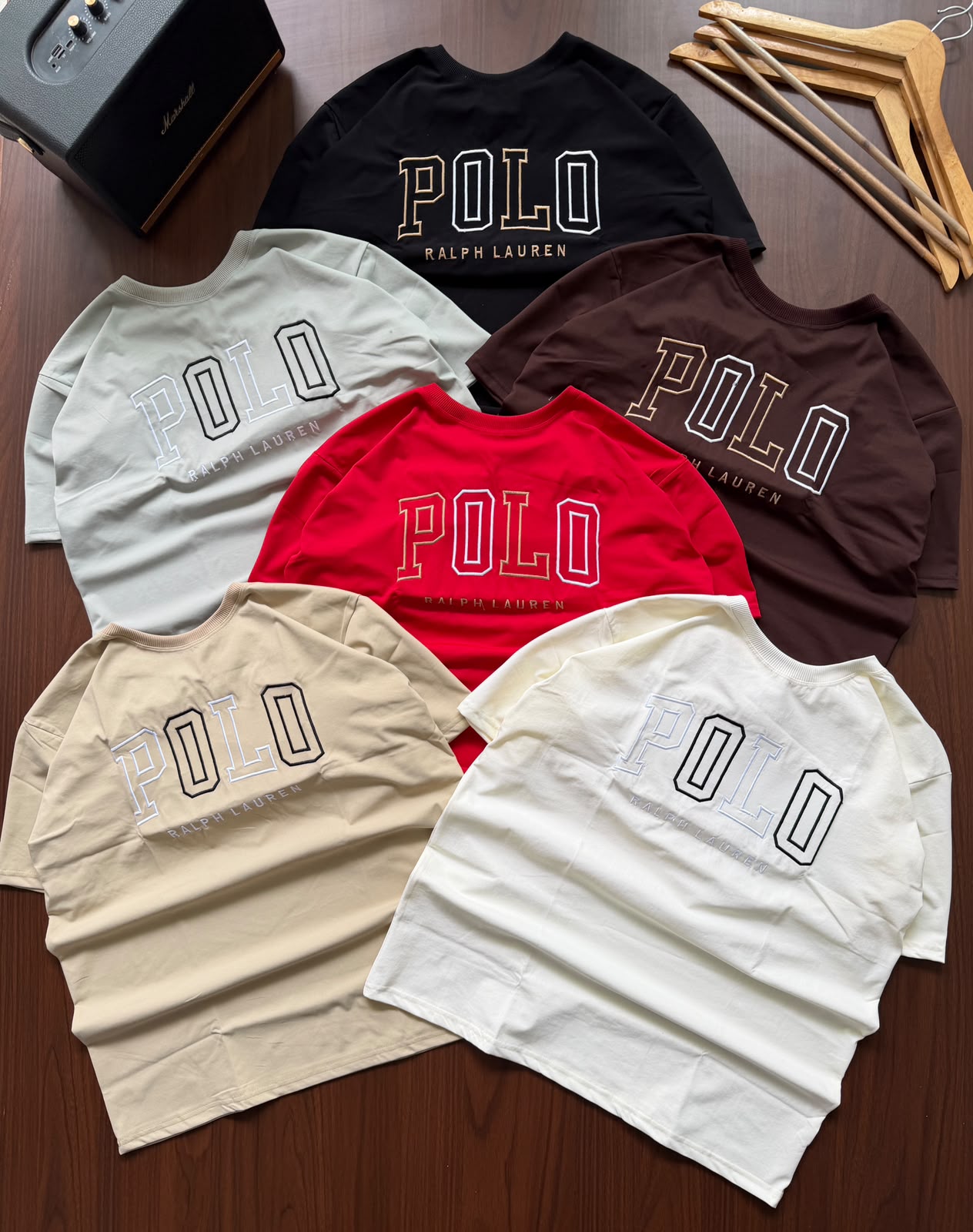 Polo Embroidered Oversized T-Shirt | Premium Cotton Streetwear Tee | Unisex