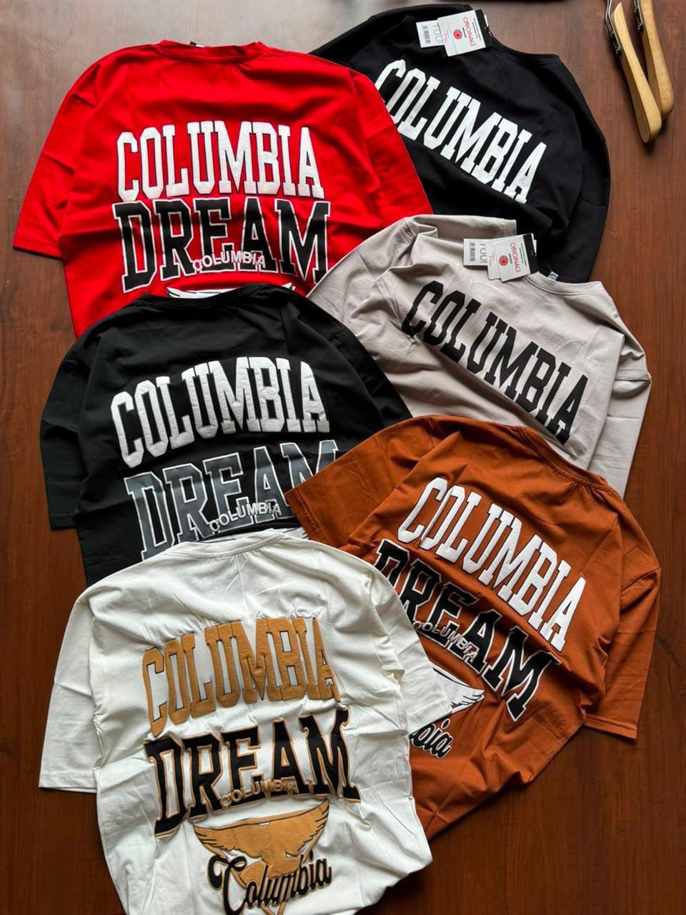 Columbia Dream Oversized Graphic T-Shirt | Premium Cotton Streetwear Tee | Unisex