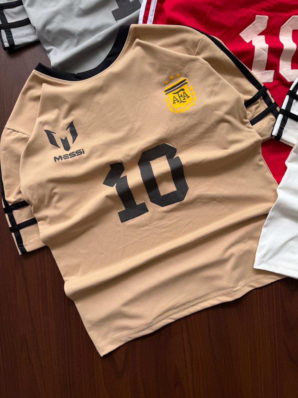 Messi No.10 Football Jersey | Premium Oversized Sports T-Shirt | Unisex