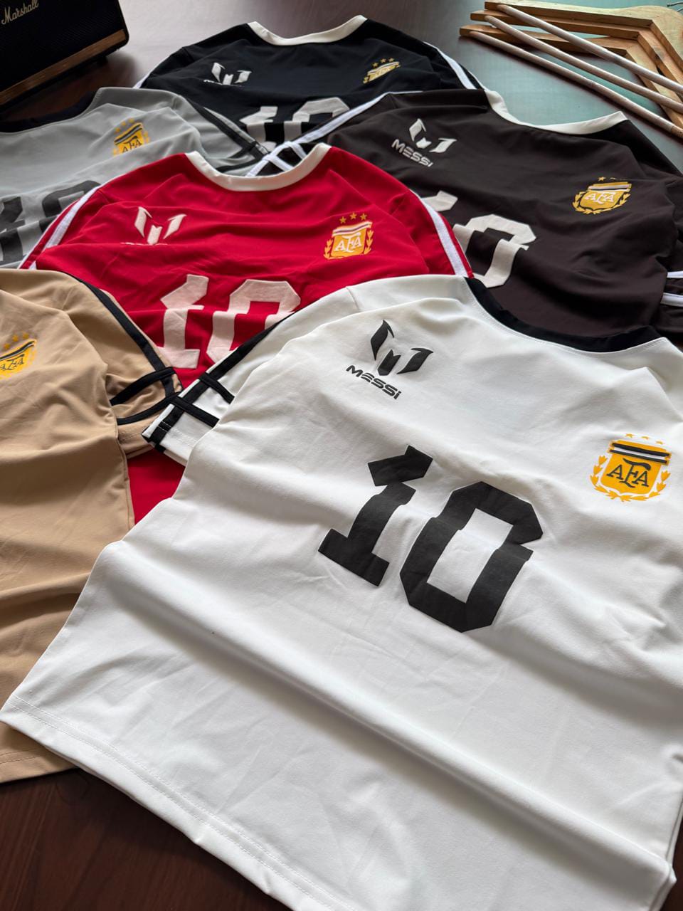 Messi No.10 Football Jersey | Premium Oversized Sports T-Shirt | Unisex