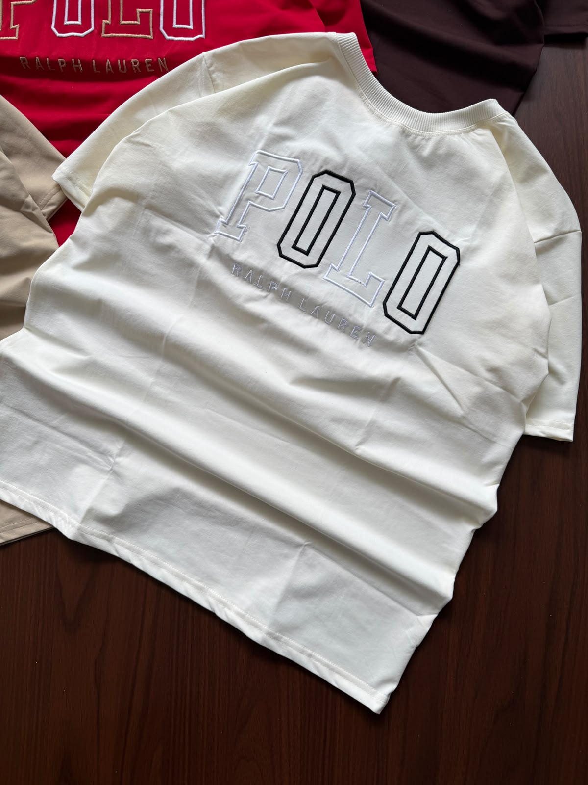 Polo Embroidered Oversized T-Shirt | Premium Cotton Streetwear Tee | Unisex