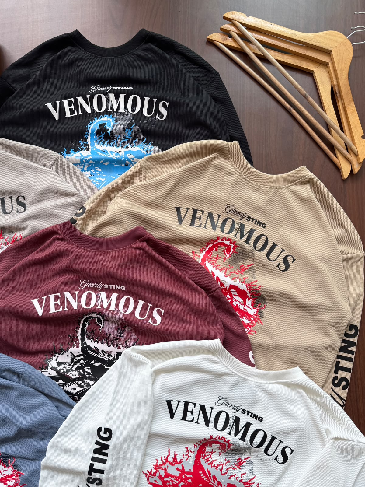 Venomous Graphic Oversized Full Sleeve T-Shirt | Premium Streetwear Cotton Tee | Unisex