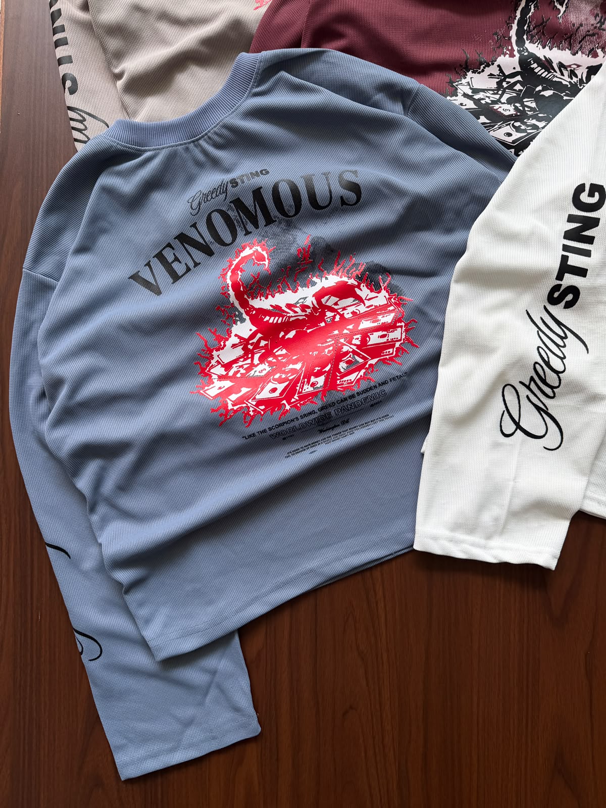 Venomous Graphic Oversized Full Sleeve T-Shirt | Premium Streetwear Cotton Tee | Unisex