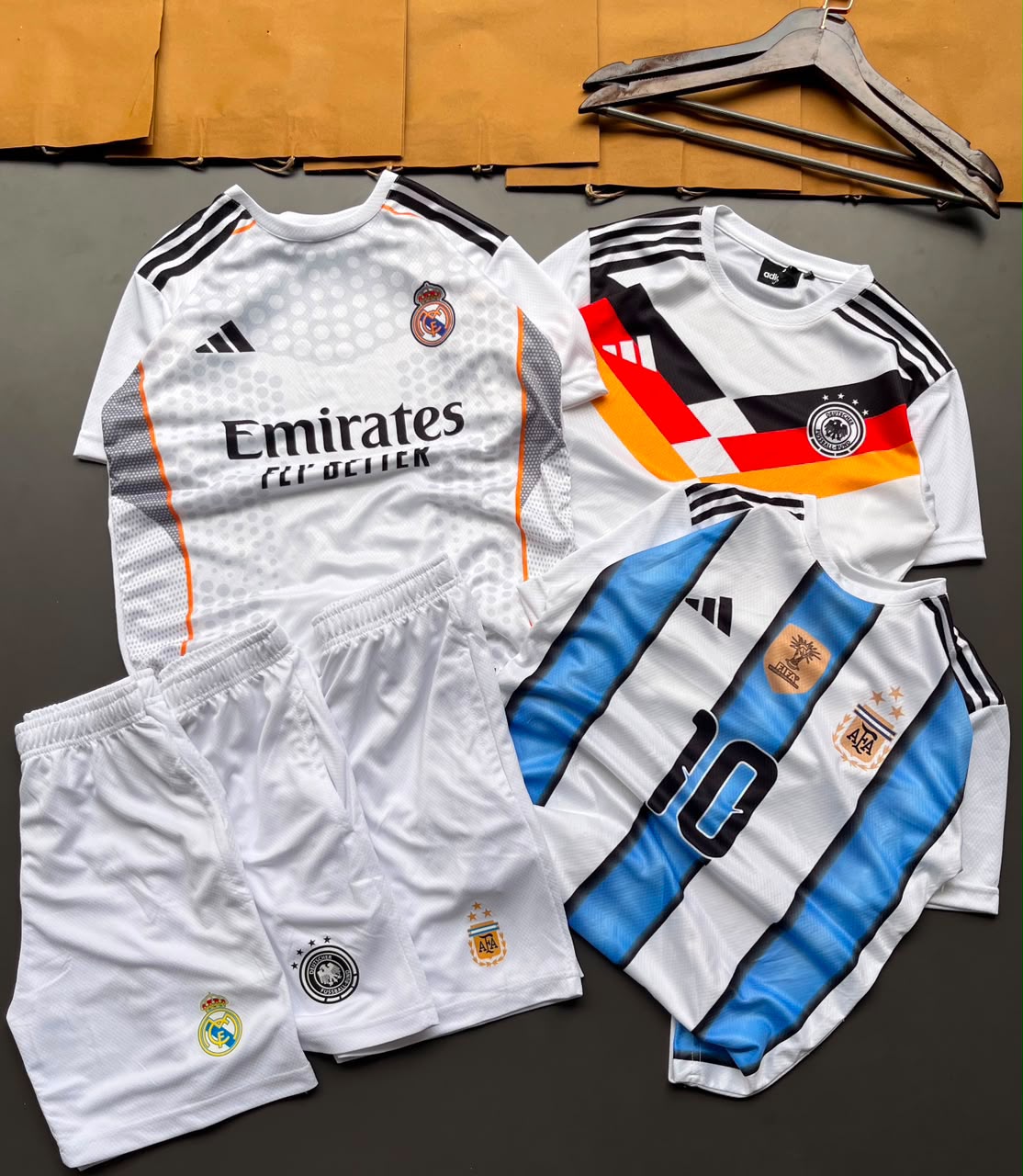 Premium Football Jersey & Shorts Set | Breathable Sports Kit | Unisex